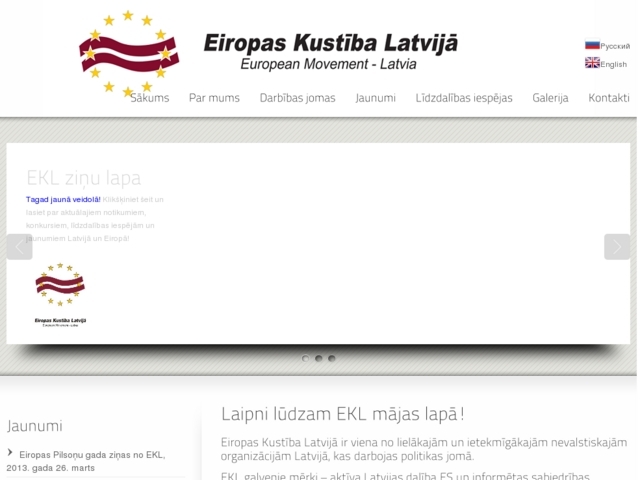 Eiropas Kustība Latvijā, 