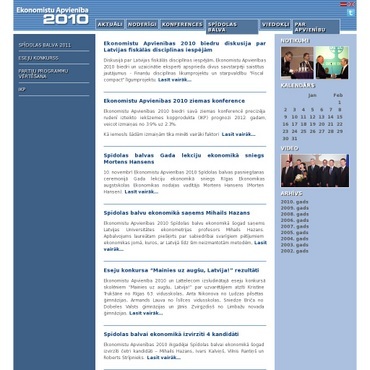 Ekonomistu Apvienība 2010, 