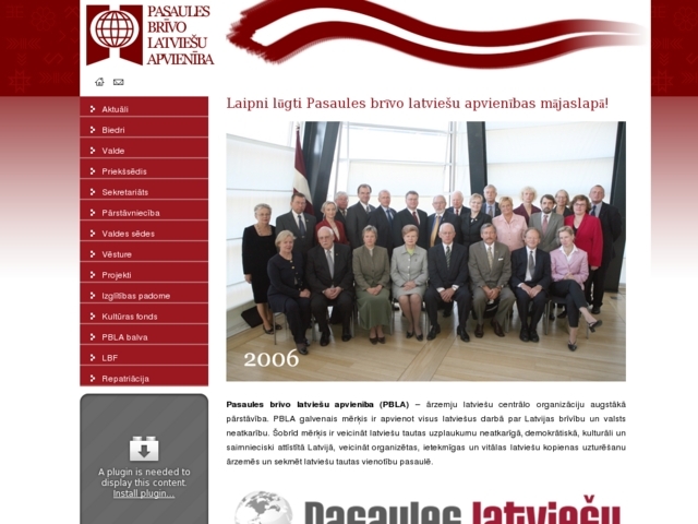 Pasaules brīvo latviešu apvienības pārstāvniecība, 