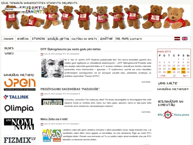 Rīgas Tehniskās universitātes Studentu parlaments biedrība, 